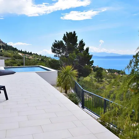 Villa Design Skyblue Mit Pool Und Panorama Meerblick Podgora