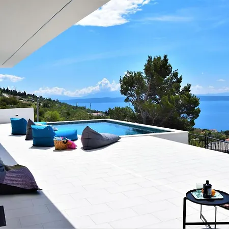 Design Skyblue Mit Pool Und Panorama Meerblick Podgora