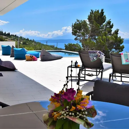 Design Skyblue Mit Pool Und Panorama Meerblick * Podgora