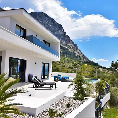 Villa Design Skyblue Mit Pool Und Panorama Meerblick Podgora