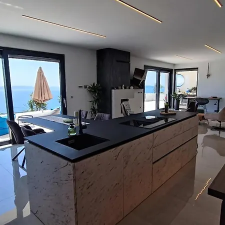 Design Skyblue Mit Pool Und Panorama Meerblick Podgora (Split-Dalmatia)