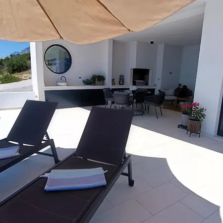 Design Skyblue Mit Pool Und Panorama Meerblick Podgora (Split-Dalmatia)