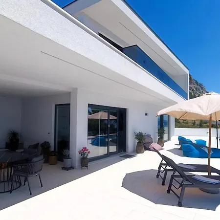 Design Skyblue Mit Pool Und Panorama Meerblick Villa Podgora (Split-Dalmatia)