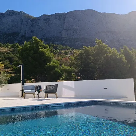 Design Skyblue Mit Pool Und Panorama Meerblick Villa Podgora (Split-Dalmatia)