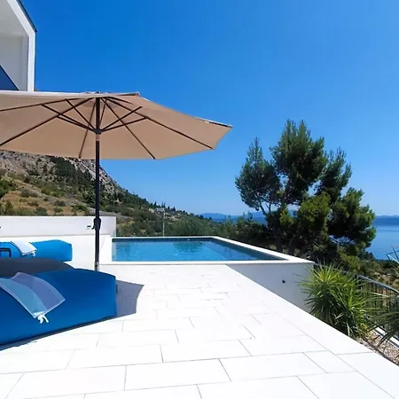 Design Skyblue Mit Pool Und Panorama Meerblick Podgora (Split-Dalmatia)
