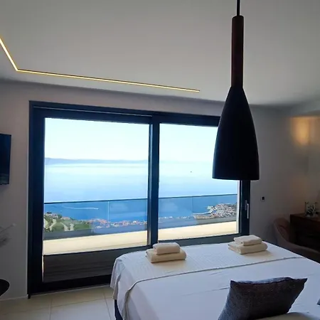 Design Skyblue Mit Pool Und Panorama Meerblick Villa Podgora (Split-Dalmatia)